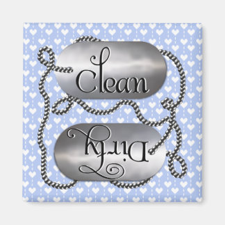 Clean N Dirty Dog Tags 5 (Vaatwasser magneet) Magneet