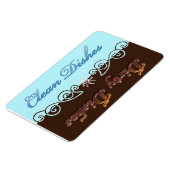 Clean of Dirty Kitchen Magnet Magneet (Linkerzijde)
