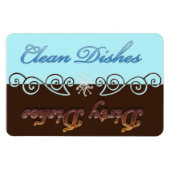 Clean of Dirty Kitchen Magnet Magneet (Horizontaal)