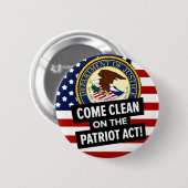 Clean Pat Act - Button (Voorkant /achterkant)