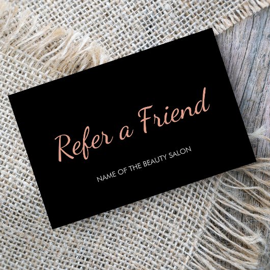 Clean Pink Verwijs naar een Friend Script Black Ka Visitekaartje