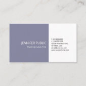 Clean Plain Elegant Colors Moderne Professional Visitekaartje (Voorkant)