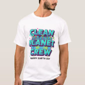 Clean Planet Crew T-Shirt (Voorkant)