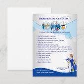Clean Professional Editable Template  Kaart (Voorkant / Achterkant)