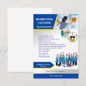 Clean Professional Editable Template  Kaart (Voorkant / Achterkant)