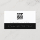 Clean professional logo handyman Business Card Visitekaartje (Achterkant)