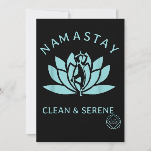 Clean & Serene Yoga Narcotics Anonymous Kaart (Voorkant)