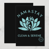 Clean & Serene Yoga Narcotics Anonymous Kaart (Voorkant / Achterkant)