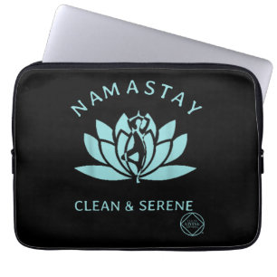 Clean & Serene Yoga Narcotics Anonymous Laptop Sleeve