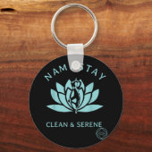 Clean & Serene Yoga Narcotics Anonymous Sleutelhanger (Voorkant)