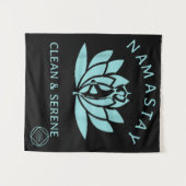 Clean & Serene Yoga Narcotics Anonymous Wandkleed (Voorkant (horizontaal))