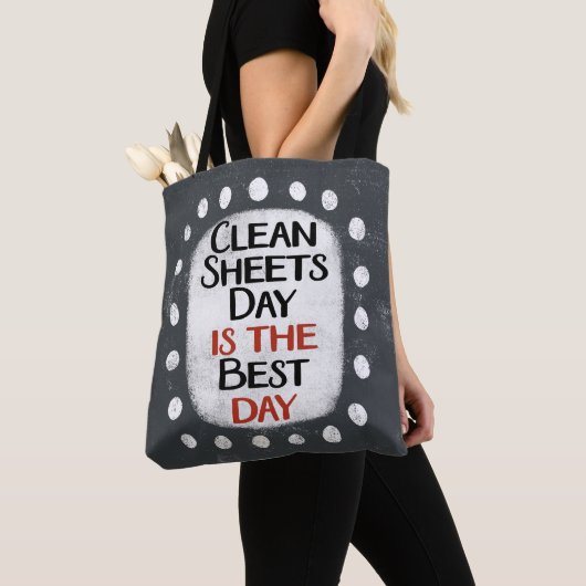 Clean Sheets Day Canvas tas (Dichtbij)