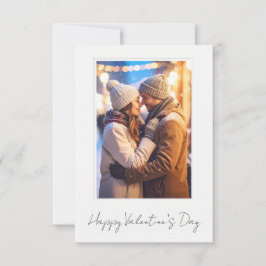 Clean & Simple Happy Valentine’s Day Flat Card