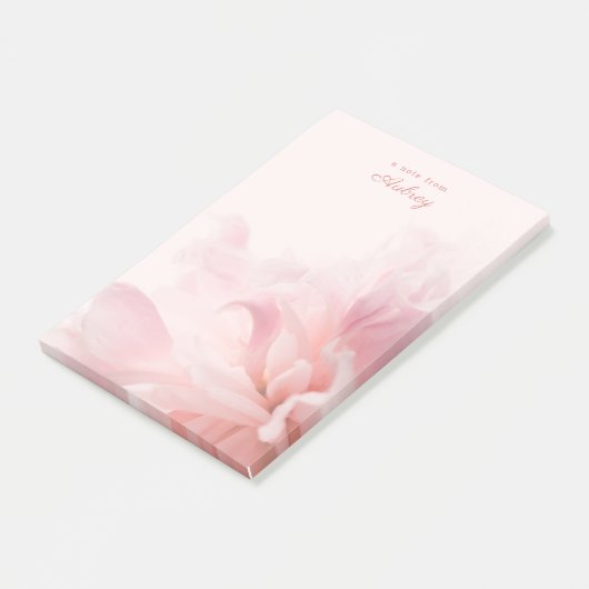 Clean Simple Minimal Pink Post-it® Notes (Schuin)