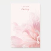 Clean Simple Minimal Pink Post-it® Notes (Voorkant)
