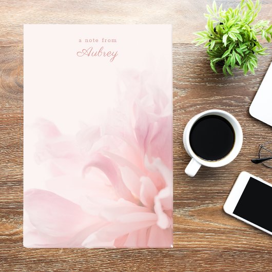 Clean Simple Minimal Pink Post-it® Notes