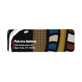 Clean Simple Modern Minimal Return-adres Etiket (Voorkant)