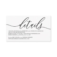 Clean Simple Modern Voeg uw foto details Mini