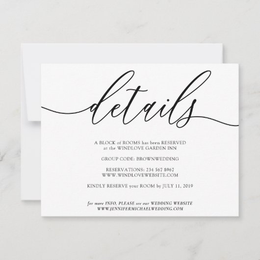 Clean Simple Moderne kan uw eigen foto-gegevens to RSVP Kaartje (Voorkant)