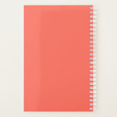 Clean Simple Pink Girly Vrouwelijk Persoonlijk Wek Planner (Achterkant)