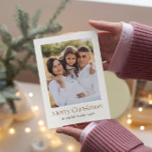 Clean Simple Twee foto's Kerst Kaart
