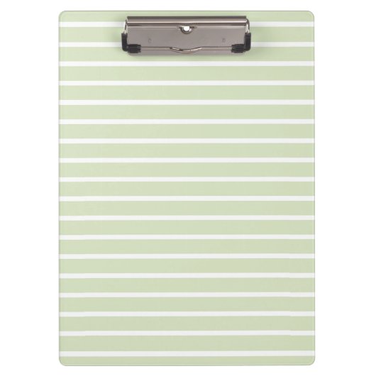 Clean Stripes Green Klembord (Voorkant)