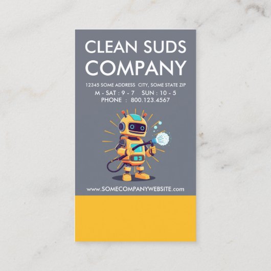 Clean Suds Wash Loyalty Punch Card (Achterkant)