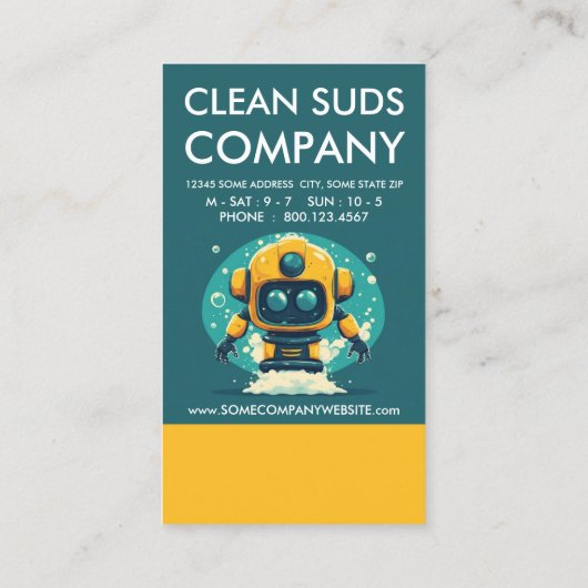 Clean Suds Wash Loyalty Punch Card (Achterkant)