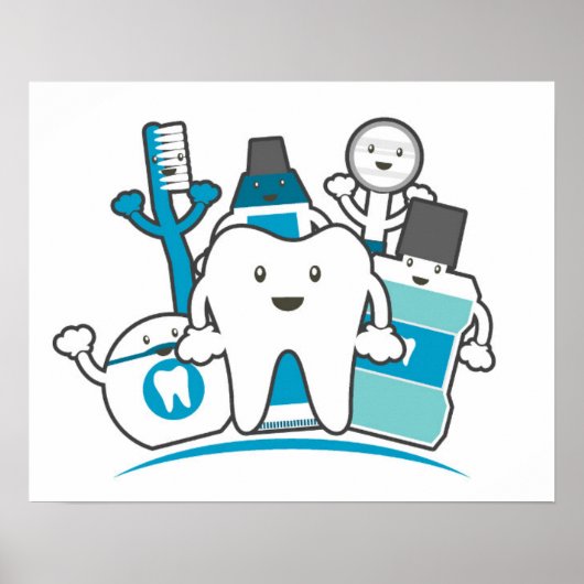 Clean Teeth Gang Poster (Voorkant)