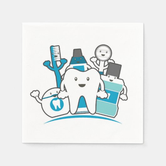 Clean Teeth Gang Servet (Voorkant)