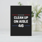 Clean Up On Aisle 46 Kaart (Staand voorkant)
