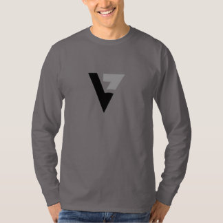 Clean V Logo T-shirt met lange mouwen