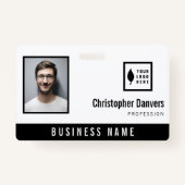 Clean Voeg je Logo Kantoor medewerker toe Badge (Voorkant)