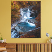 Clean Water Herfst Stream Fantasy Landscape Canvas Afdruk (Insitu (Woonkamer))
