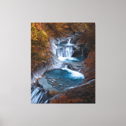Clean Water Herfst Stream Fantasy Landscape Canvas Afdruk (Voorkant)