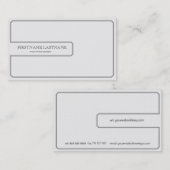 Clean White Algemeen Visitekaartje (Voorkant / Achterkant)