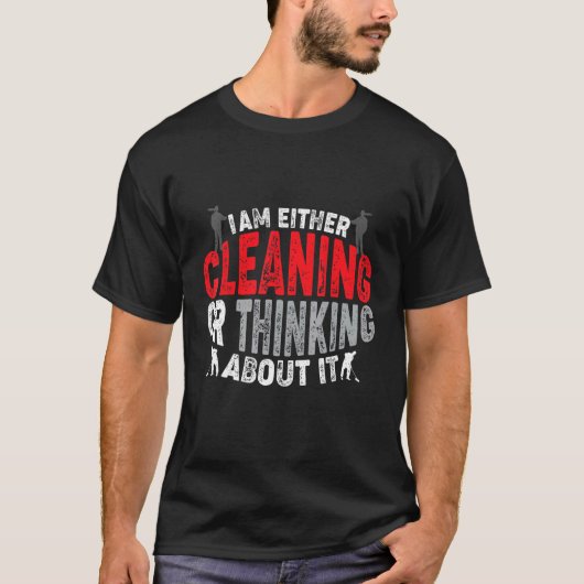 Cleaner Cleaner Lady Job Service 2 T-shirt (Voorkant)