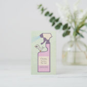 Cleaner Cleaner Service Business Profile Card Visitekaartje (Staand voorkant)