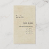 Cleaner Cleaner Service Business Profile Card Visitekaartje (Achterkant)