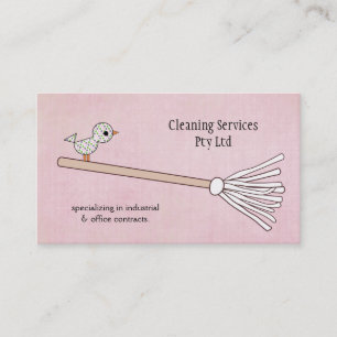 Cleaner Cleaner Service Business Profile Card Visitekaartje
