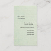 Cleaner Cleaner Service Business Profile Card Visitekaartje (Achterkant)