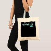 Cleaner Heartbeat Housekeeper Cleanin Tote Bag (Voorkant (product))