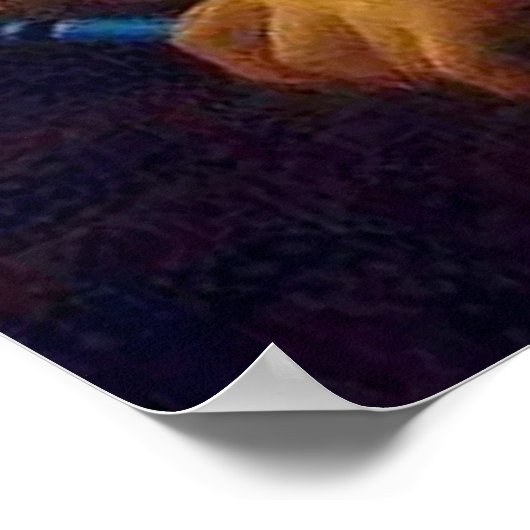 Cleaner Mona Lisa die schoonmaakmiddelen Da Vinci  Poster (Hoek)