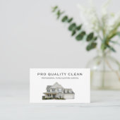 Cleaner Service voor professioneel gebruik Visitekaartje (Staand voorkant)
