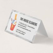 Cleaner Tools in Bucket Visitekaartje (Voorkant)