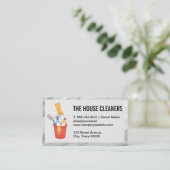 Cleaner Tools in Bucket Visitekaartje (Staand voorkant)