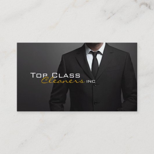 Cleaners Inc. /Dry Cleaning Visitekaartje (Voorkant)