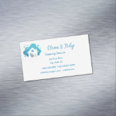 Cleaners Service Cleaners House Private Magnetisch Visitekaartje (Voorbeeld)