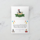 Cleanest Pup LLC Feestdagen Kaart (Binnen)