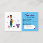 Cleaning_Bubble Business Card Contactkaartje (Voorkant)